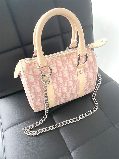 christian dior pink pouch|Christian Dior small handbags.